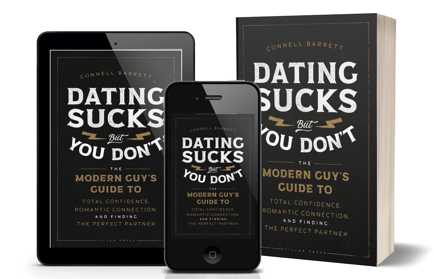 Kindle and hardcopy of dating book